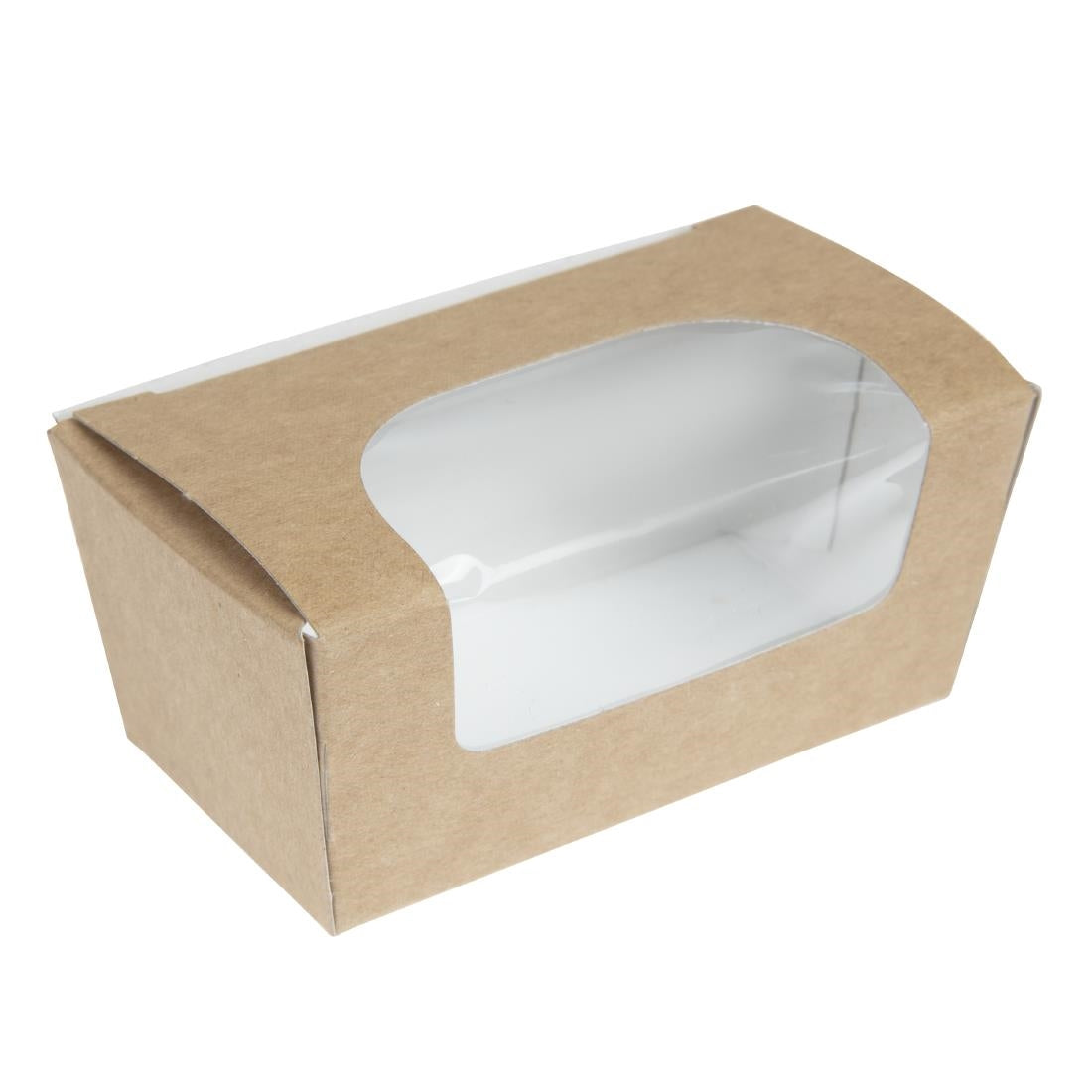 Colpac Compostable Kraft Cake Boxes with Window Small (Pack of 500) - FA360 Colpac
