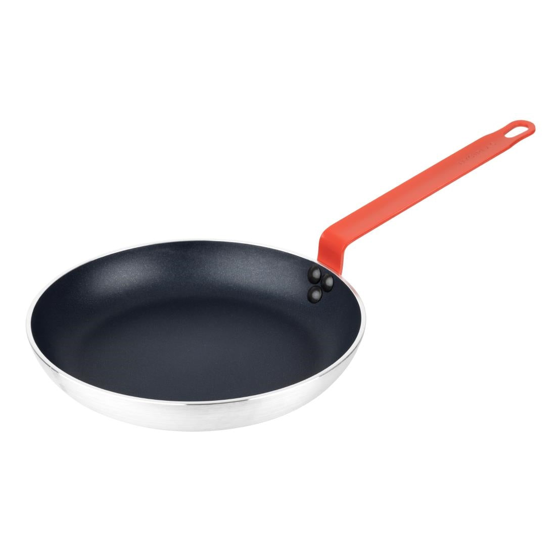 Hygiplas Aluminium Non-Stick Teflon Platinum Plus Frying Pan with Red Handle 28cm - FB475 Hygiplas