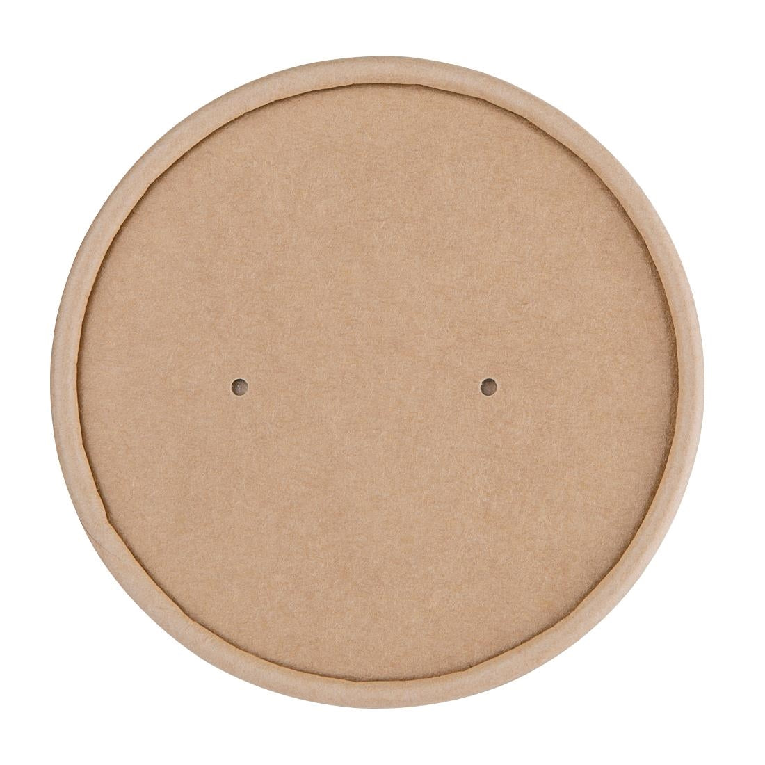 Fiesta Compostable Paper Soup Container Lids 98mm (Pack of 500) - FB556 Fiesta