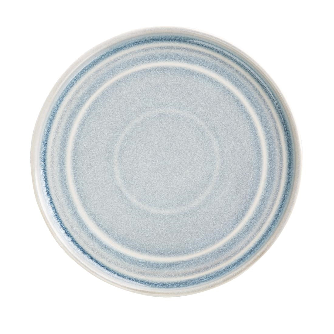 Olympia Cavolo Flat Round Plates Ice Blue 220mm (Pack of 6) - FB568 Olympia