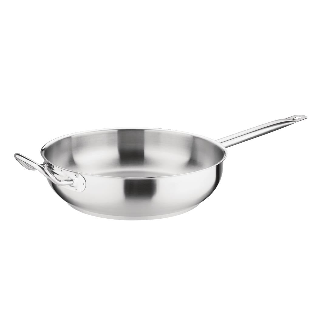 Vogue Stainless Steel Sauté Pan 30cm - FB699 Vogue
