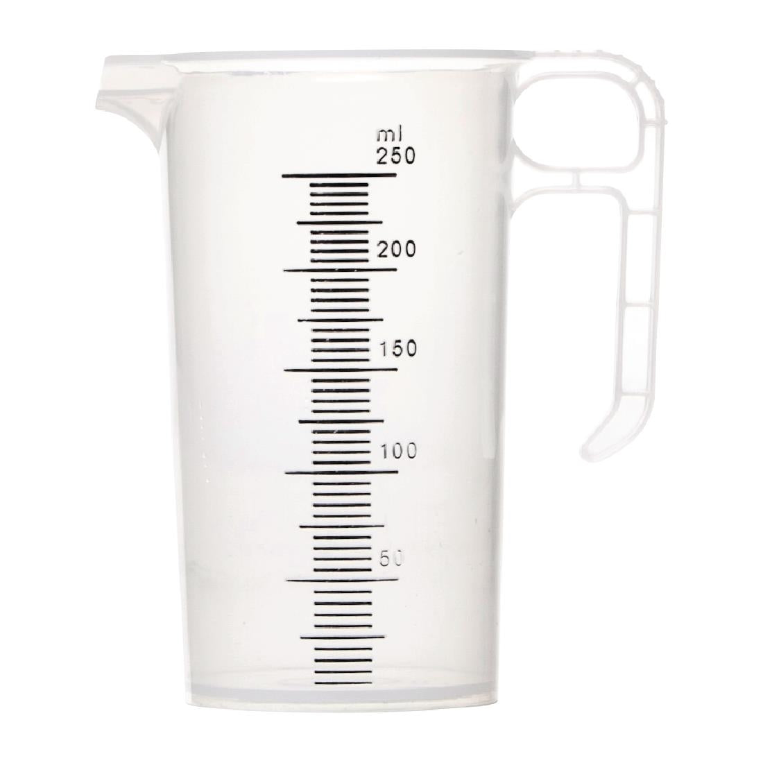 Pro-Measures Polypropylene Measuring Jug 250ml - FD324 Pro-Measures