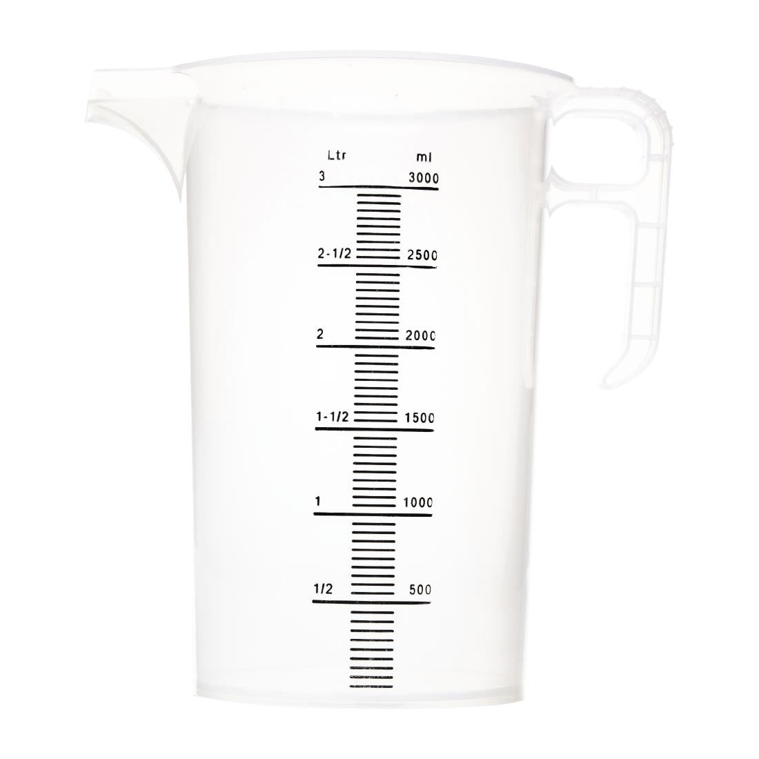 Pro-Measures Polypropylene Measuring Jug 3Ltr - FD328 Pro-Measures