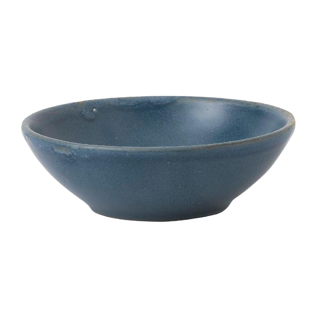 Churchill Super Vitrified Nourish Oslo Contour Shallow Bowl Blue 130mm (Pack of 12) - FD824 Churchill