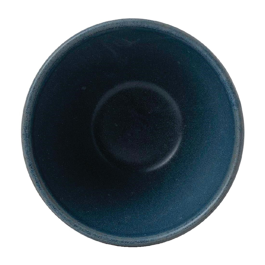 Churchill Super Vitrified Nourish Oslo Blue Contour Deep Bowls 102mm (Pack of 12) - FD828 Churchill