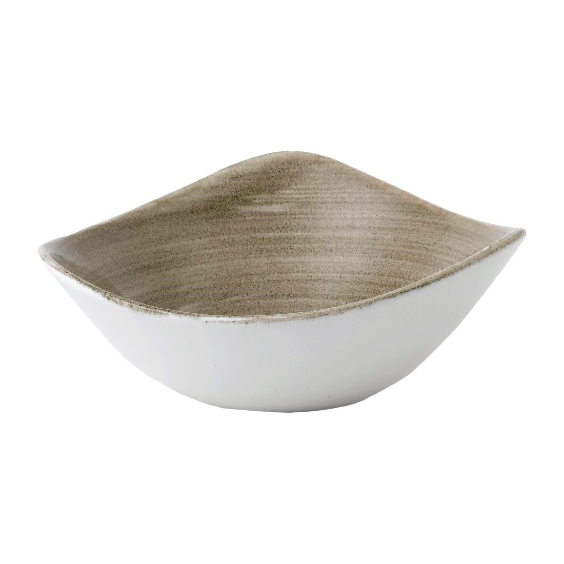 Churchill Stonecast Patina Lotus Bowl Antique Taupe 178mm (Pack of 12) - FD864 Churchill