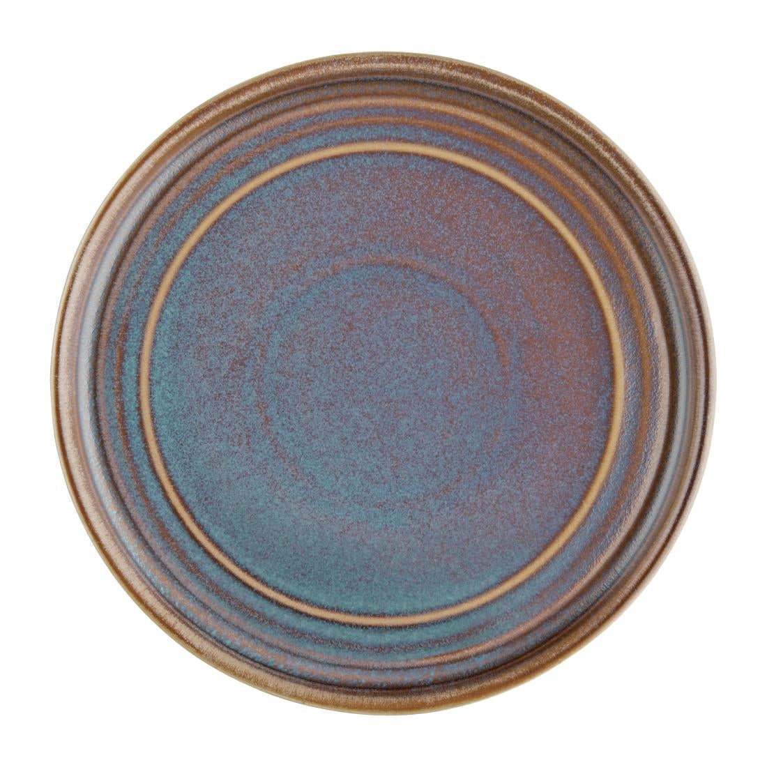 Olympia Cavolo Flat Round Plates Iridescent 180mm (Pack of 6) - FD914 Olympia