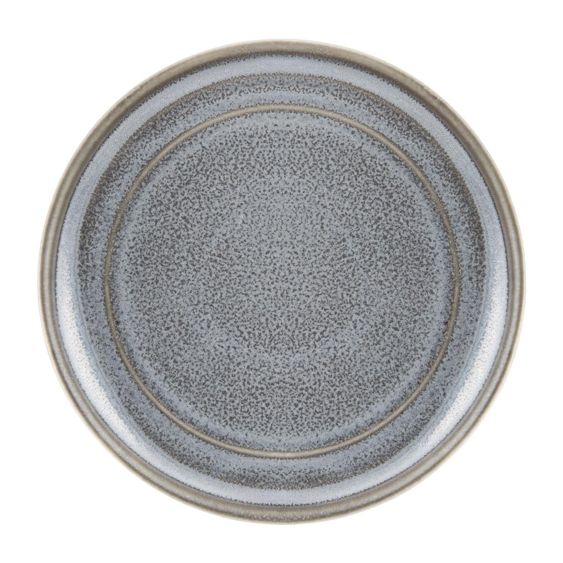 Olympia Cavolo Flat Round Plates Charcoal Dusk 180mm (Pack of 6) - FD920 Olympia
