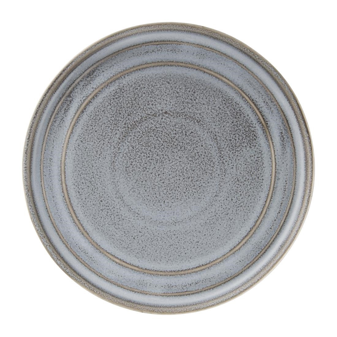 Olympia Cavolo Flat Round Plates Charcoal Dusk 220mm (Pack of 6) - FD921 Olympia