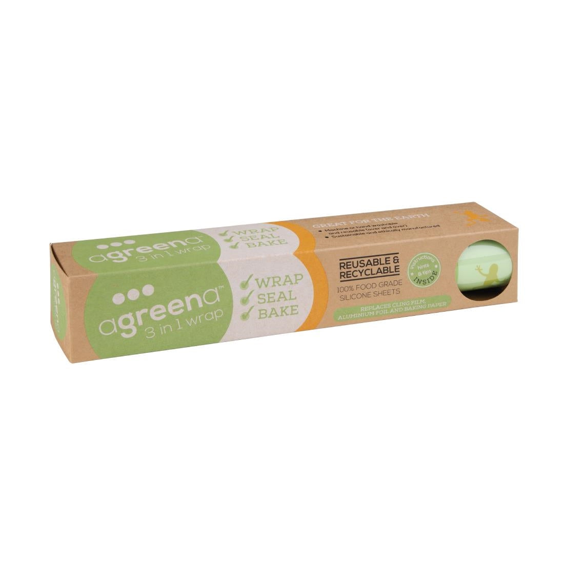 Agreena Three-In-One Reusable Food Wraps 300x450mm (Pack of 2) - FD935 Agreena