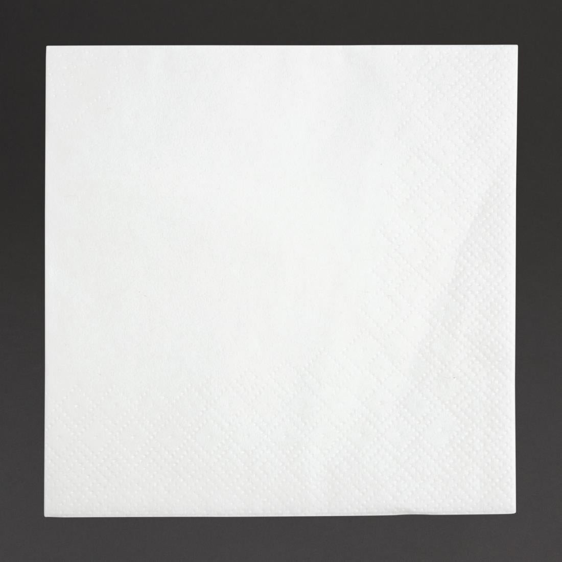Fiesta Recyclable Cocktail Napkin White 24x24cm 2ply 1/4 Fold (Pack of 4000) - FE216 Fiesta