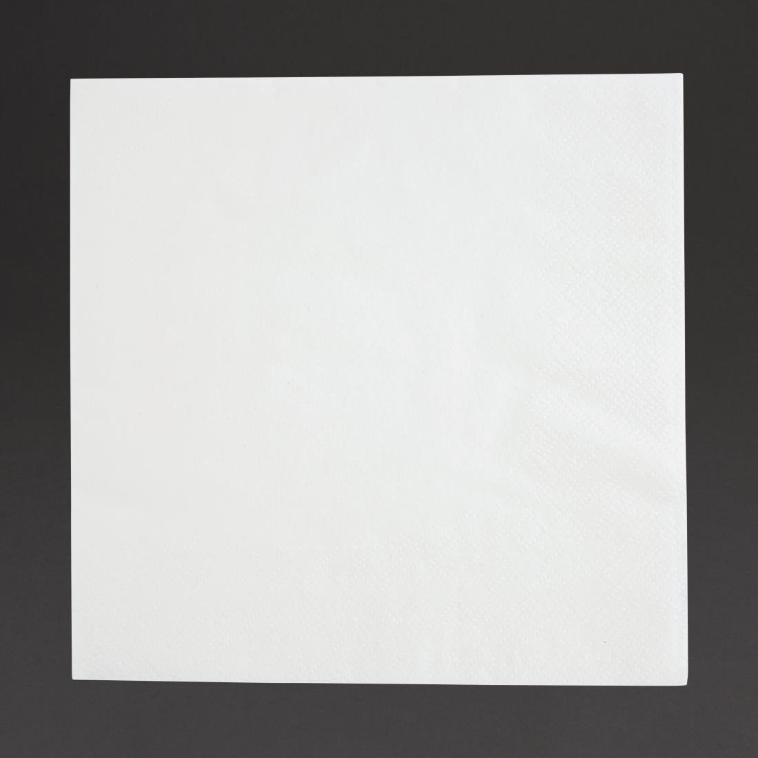 Fiesta Recyclable Lunch Napkin White 33x33cm 2ply 1/4 Fold (Pack of 2000) - FE219 Fiesta