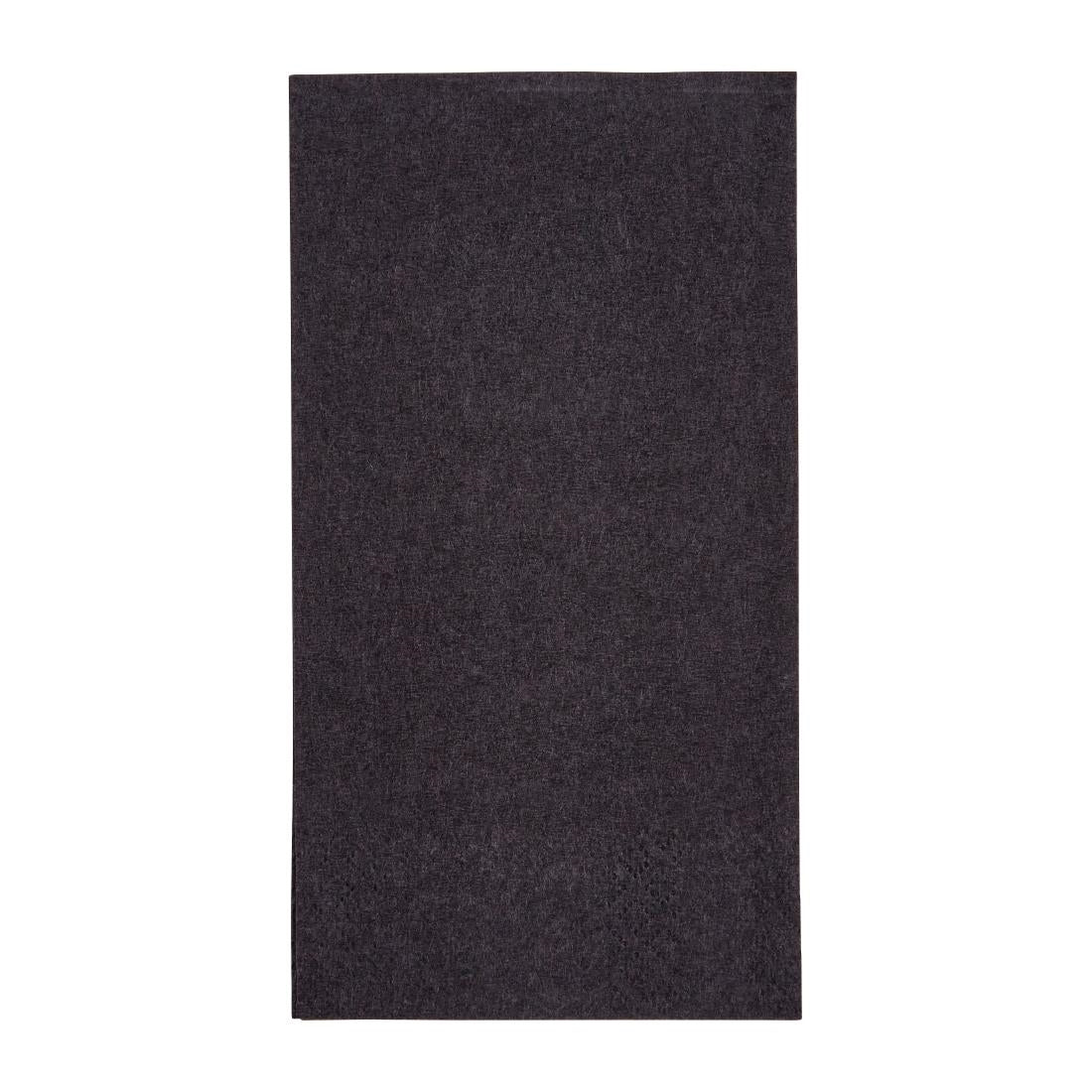 Fiesta Recyclable Lunch Napkin Black 33x33cm 2ply 1/8 Fold (Pack of 2000) - FE233 Fiesta