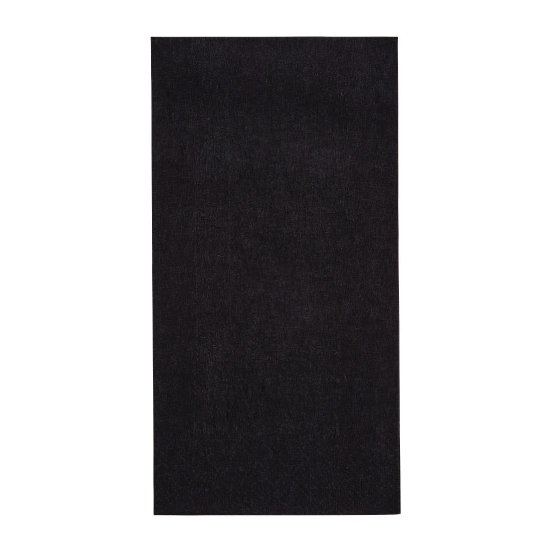 Fiesta Recyclable Dinner Napkin Black 40x40cm 3ply 1/8 Fold (Pack of 1000) - FE261 Fiesta