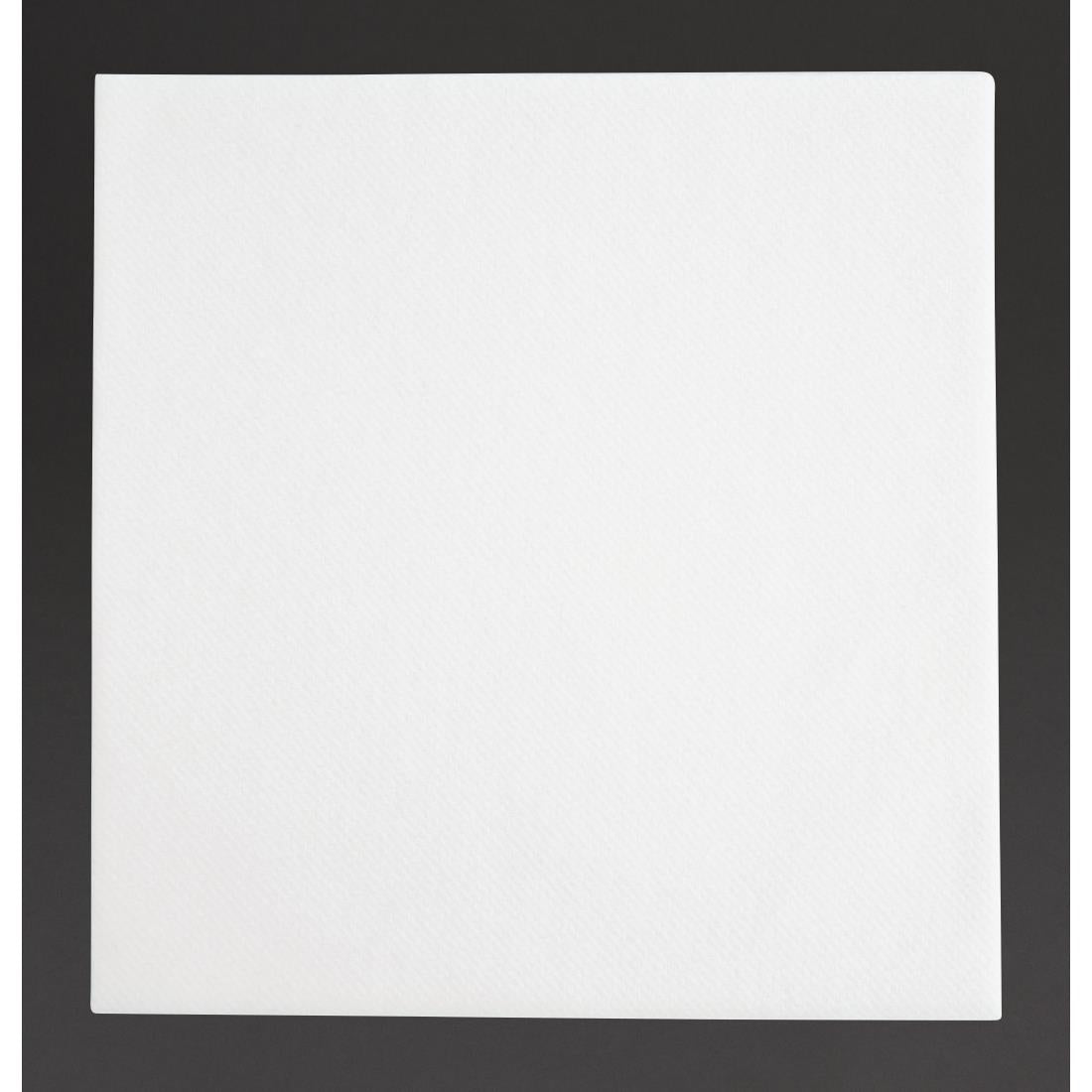 Fiesta Recyclable Premium Tablin Dinner Napkin White 40x40cm Airlaid 1/4 Fold (Pack of 500) - FE264 Fiesta