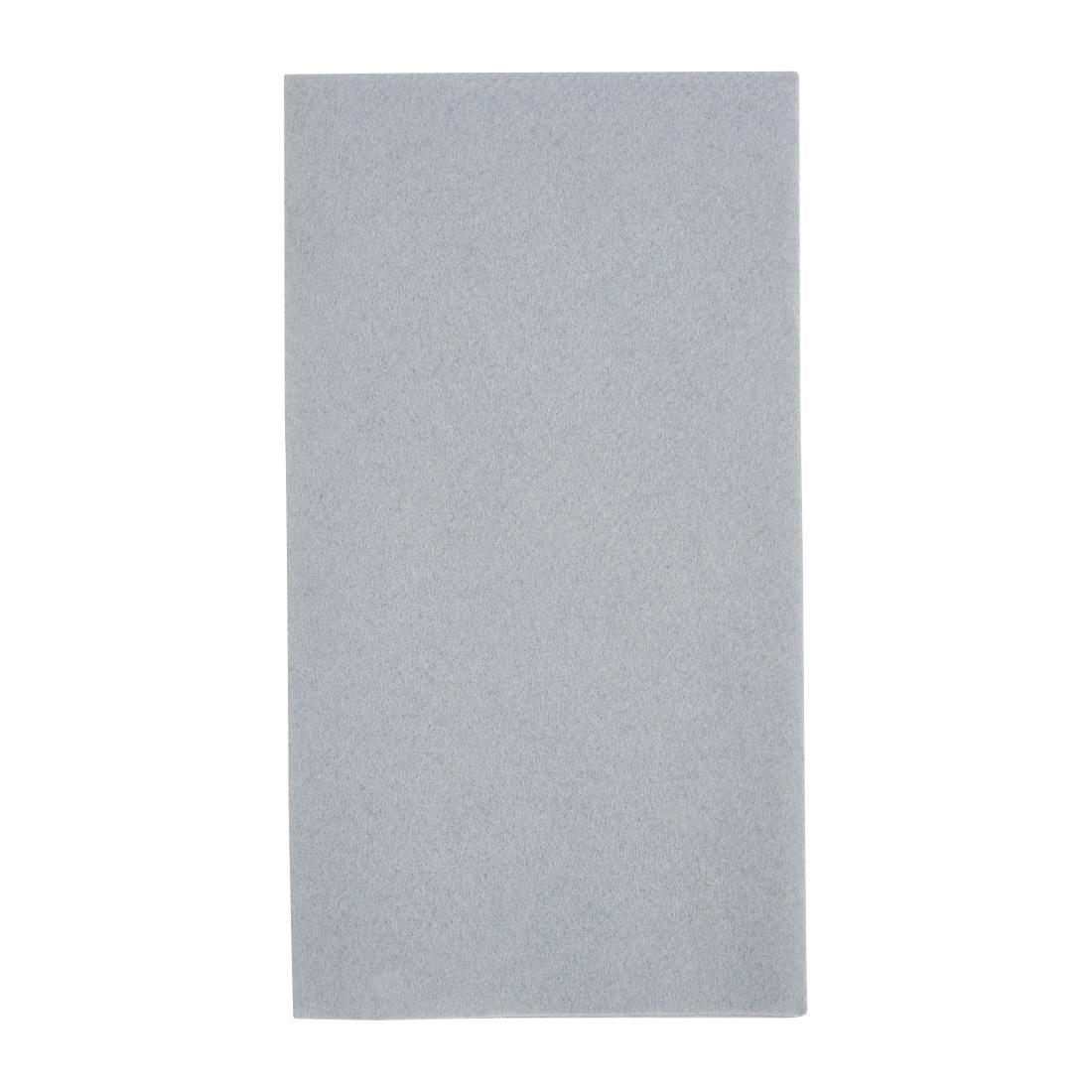 Fiesta Recyclable Premium Tablin Dinner Napkin Grey 40x40cm Airlaid 1/8 Fold (Pack of 500) - FE274 Fiesta
