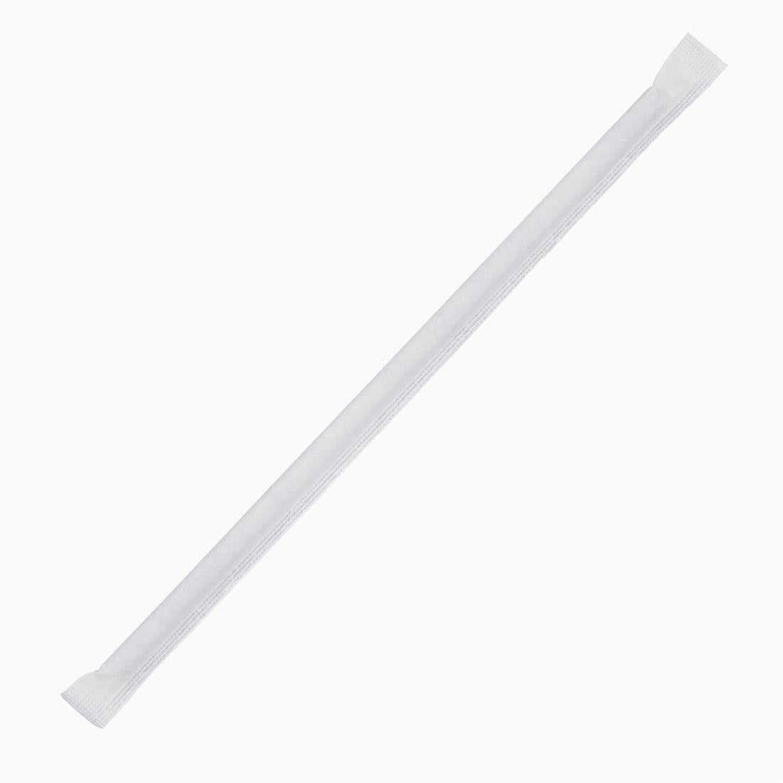 Fiesta Compostable Individually Wrapped Paper Straws Black (Pack of 250) - FP440 Fiesta