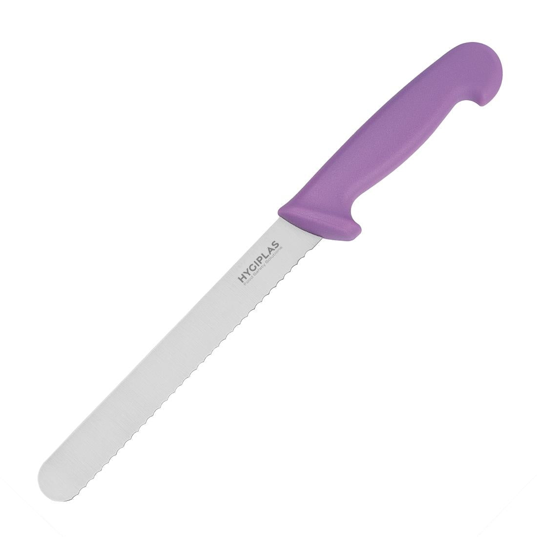 Hygiplas Bread Knife Purple 20cm - FP731 Hygiplas