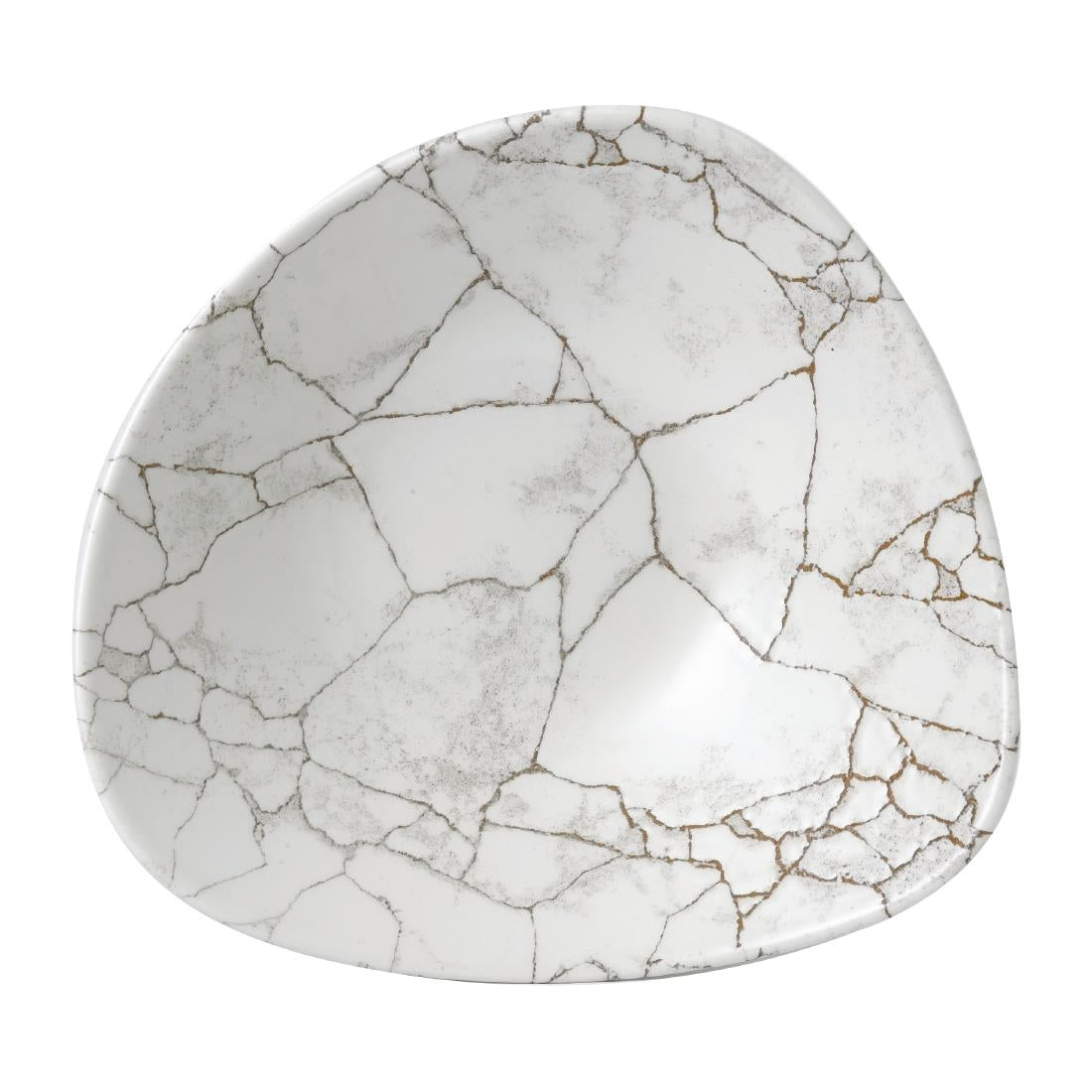 Churchill Studio Prints Kintsugi Agate Grey Lotus Bowls 228mm (Pack of 12) - FR062 Churchill