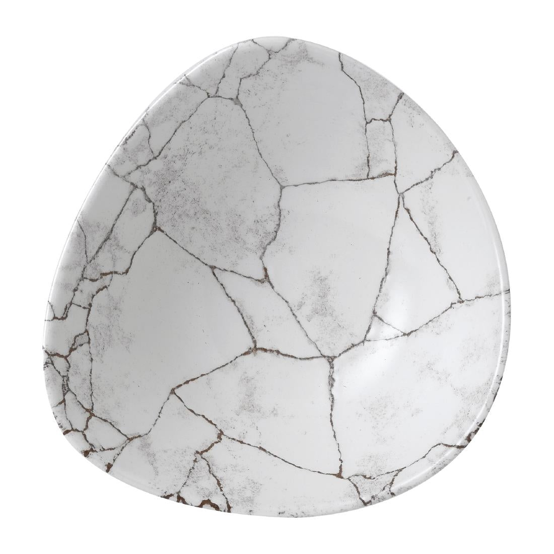 Churchill Studio Prints Kintsugi Agate Grey Lotus Bowls 177mm (Pack of 12) - FR063 Churchill