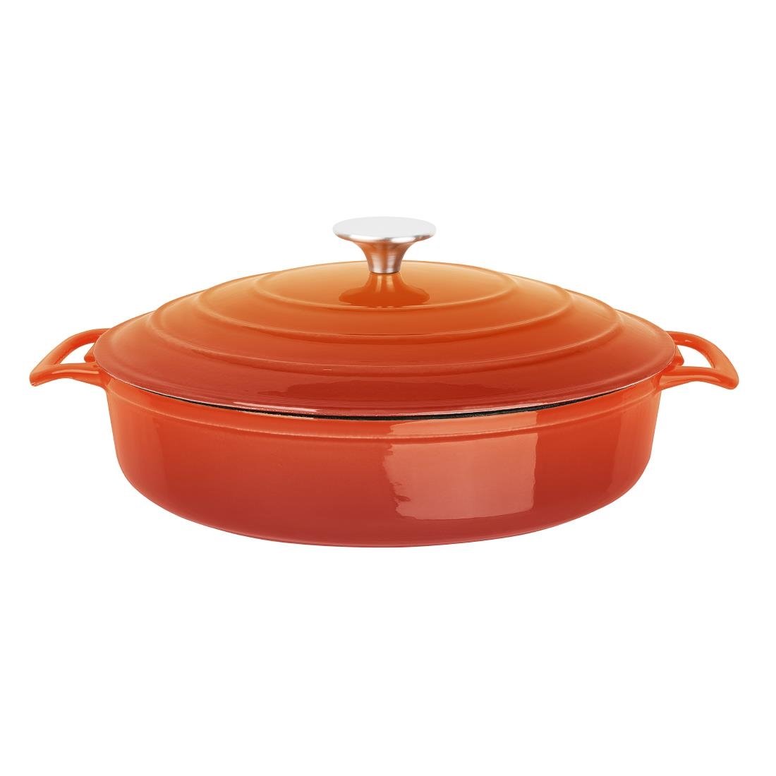 Vogue Round Sauté Pan 28cm, Orange - FS478 Vogue