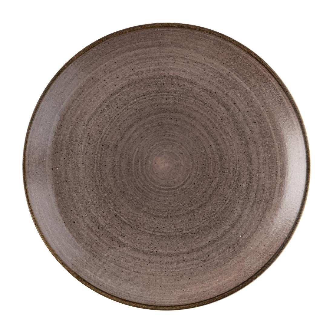 Churchill Stonecast Raw Evolve Coupe Plates Brown 286mm (Pack of 12) - FS846 Churchill