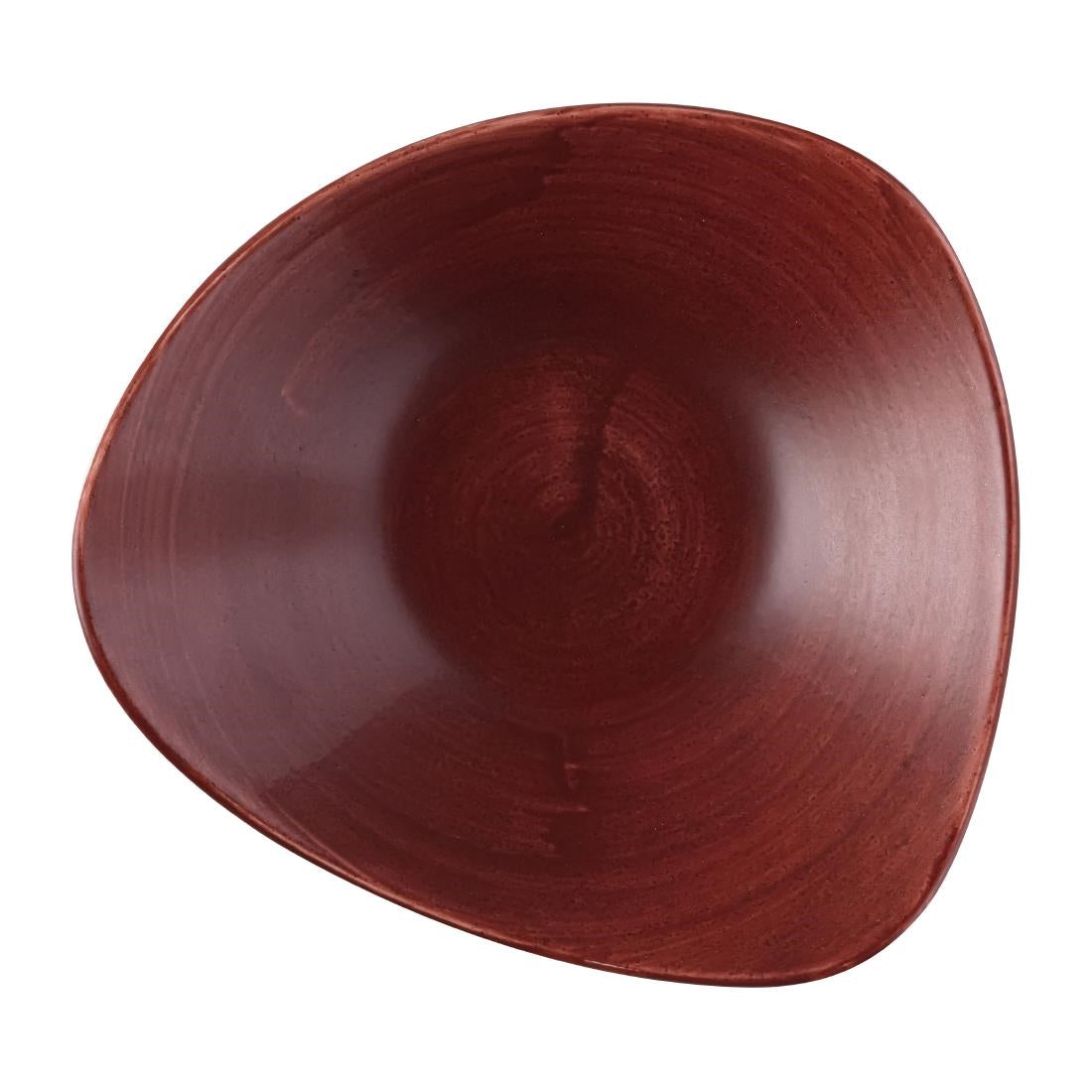 Churchill Stonecast Patina Lotus Bowl Red Rust 235mm (Pack of 12) - FS886 Churchill
