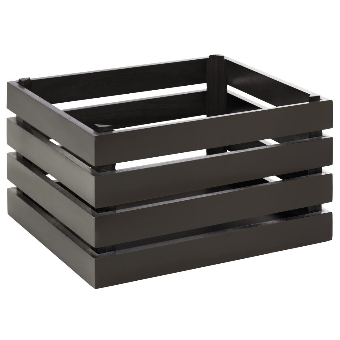APS Superbox Coated Wooden Crate Black 350 x 290mm - FT152 APS