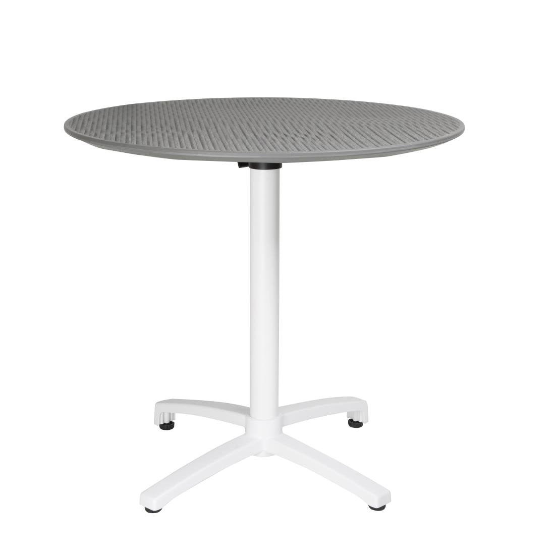 Bolero Folding Polypropylene Table 800mm Dark Grey - FT621 Bolero