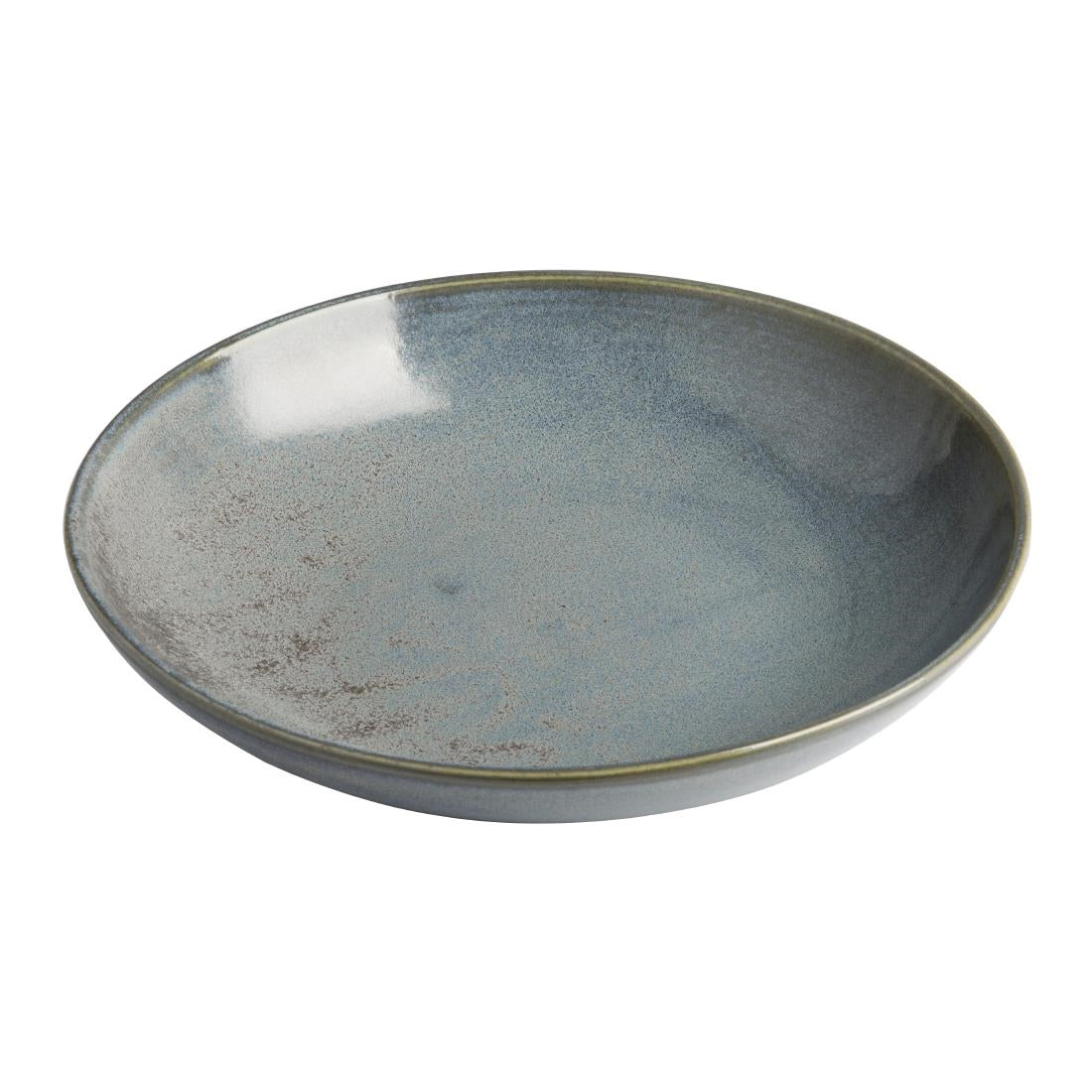 Olympia Ember Blue Low Coupe Bowls 230mm (Pack of 4) - FU174 Olympia