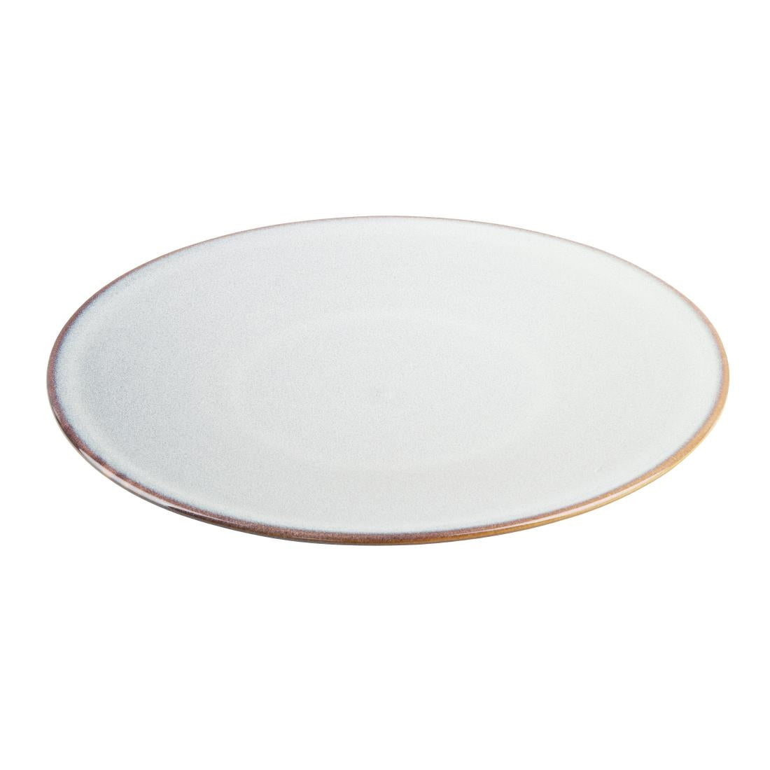 Olympia Drift Grey Plain Coupe Plate 280mm (Pack of 4) - FU187 Olympia