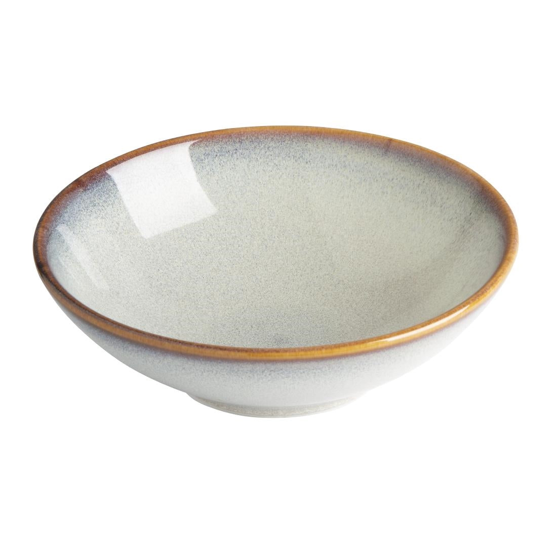 Olympia Drift Grey Plain Coupe Bowls 155mm (Pack of 6) - FU192 Olympia
