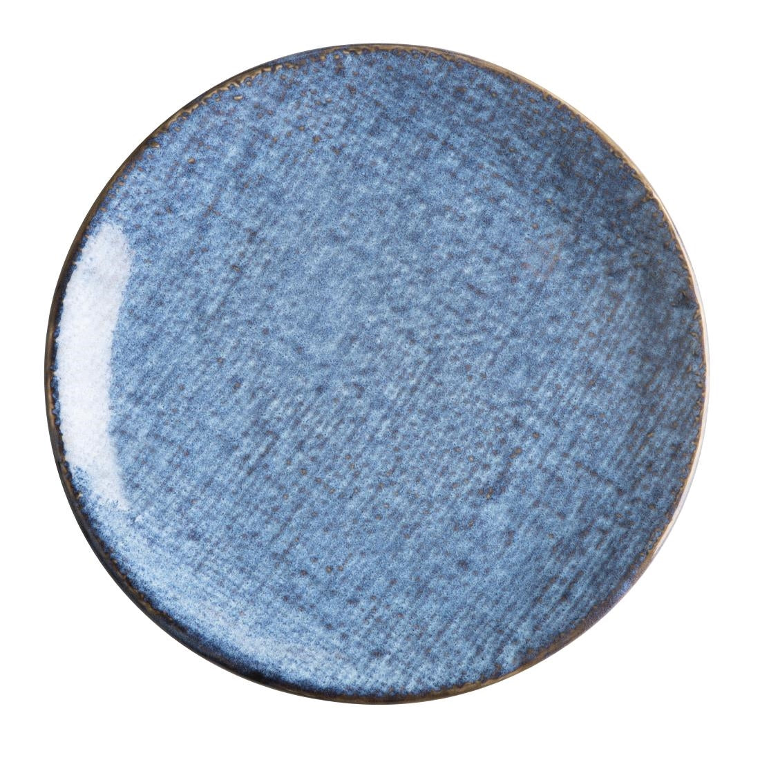 Olympia Denim Blue Coupe Plates 180mm (Pack of 6) - FU220 Olympia