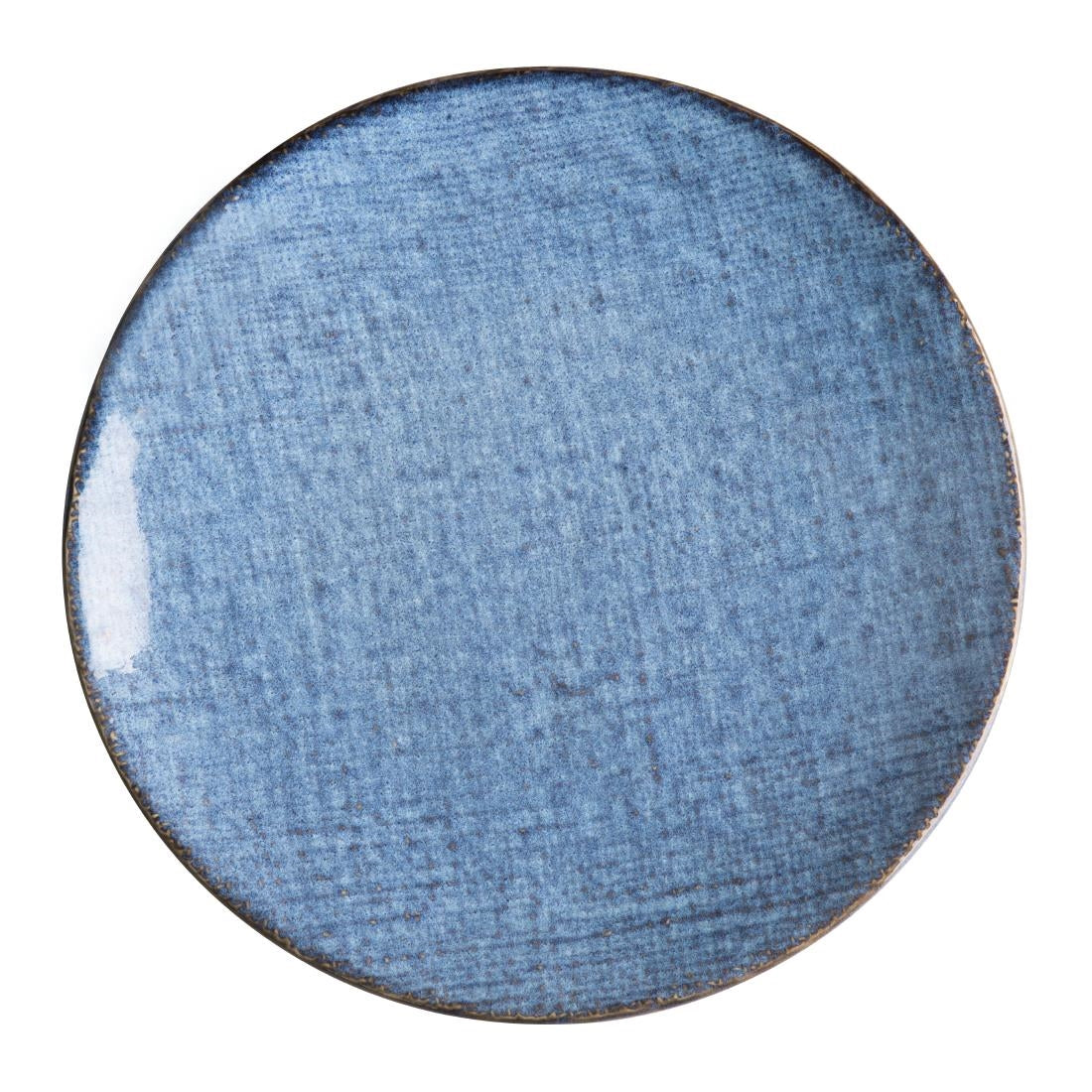 Olympia Denim Blue Coupe Plates 230mm (Pack of 6) - FU221 Olympia