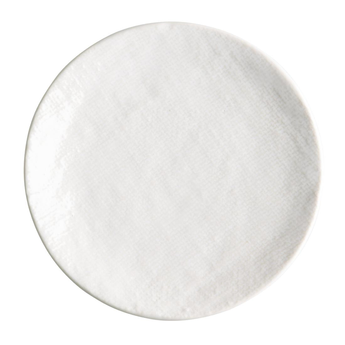 Olympia Denim White Coupe Plates 180mm (Pack of 6) - FU225 Olympia