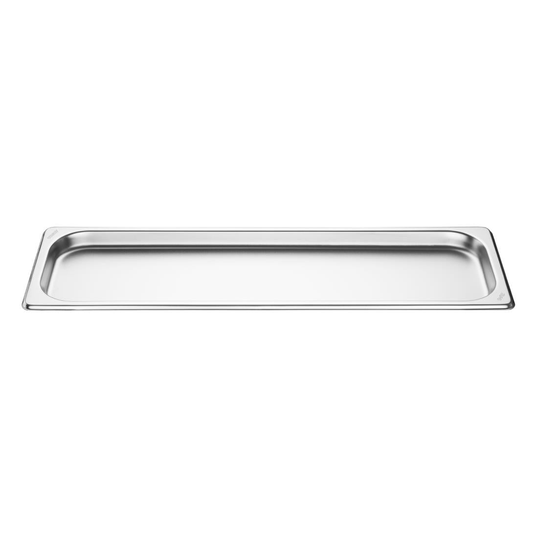 Vogue Stainless Steel Gastronorm 2/4 Tray 20mm - FU260 Vogue