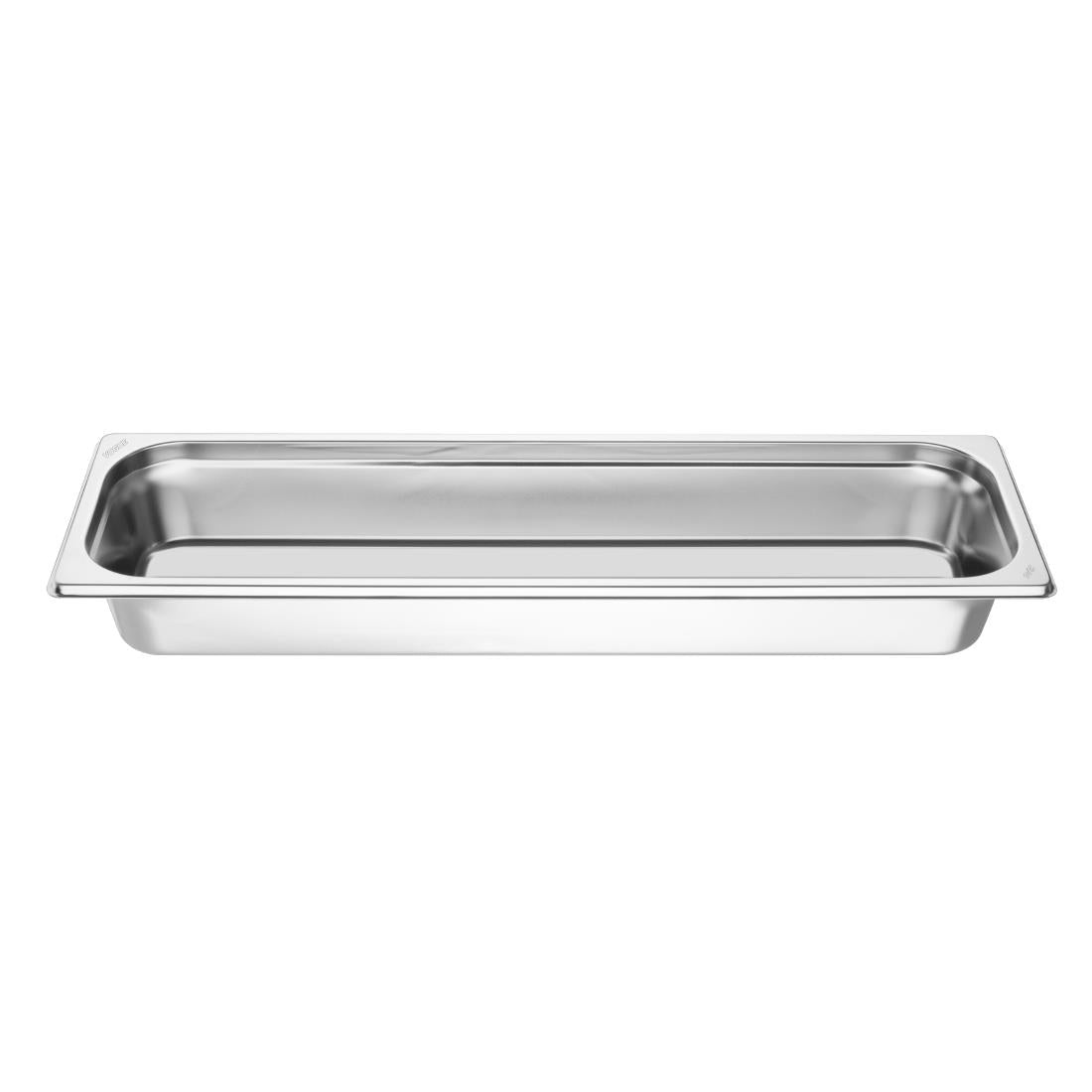 Vogue Stainless Steel Gastronorm 2/4 Tray 65mm - FU262 Vogue