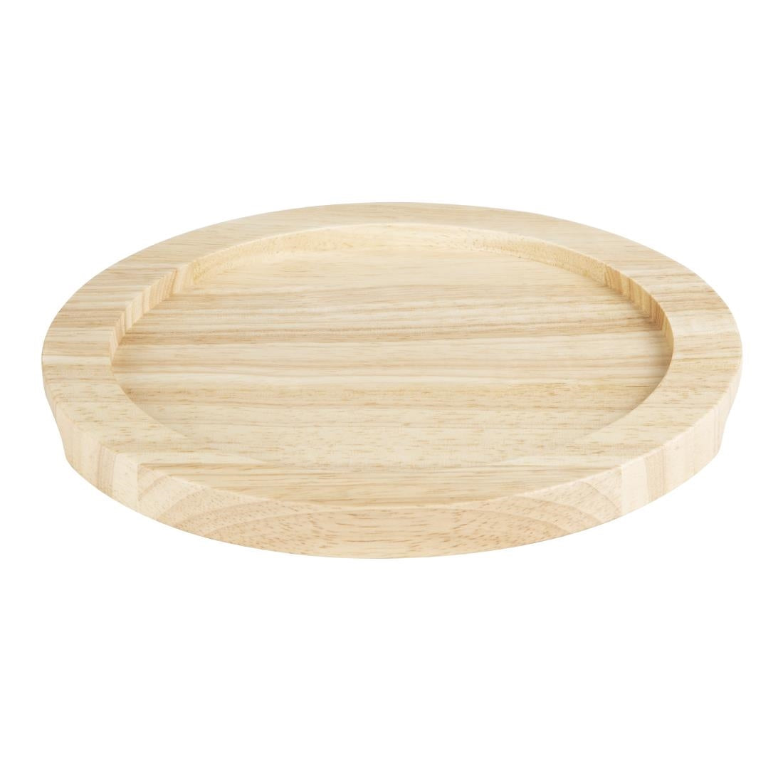 Olympia Hevea Board for Cast Iron Round Eared Dish 235mm for FW816 - FU294 Olympia