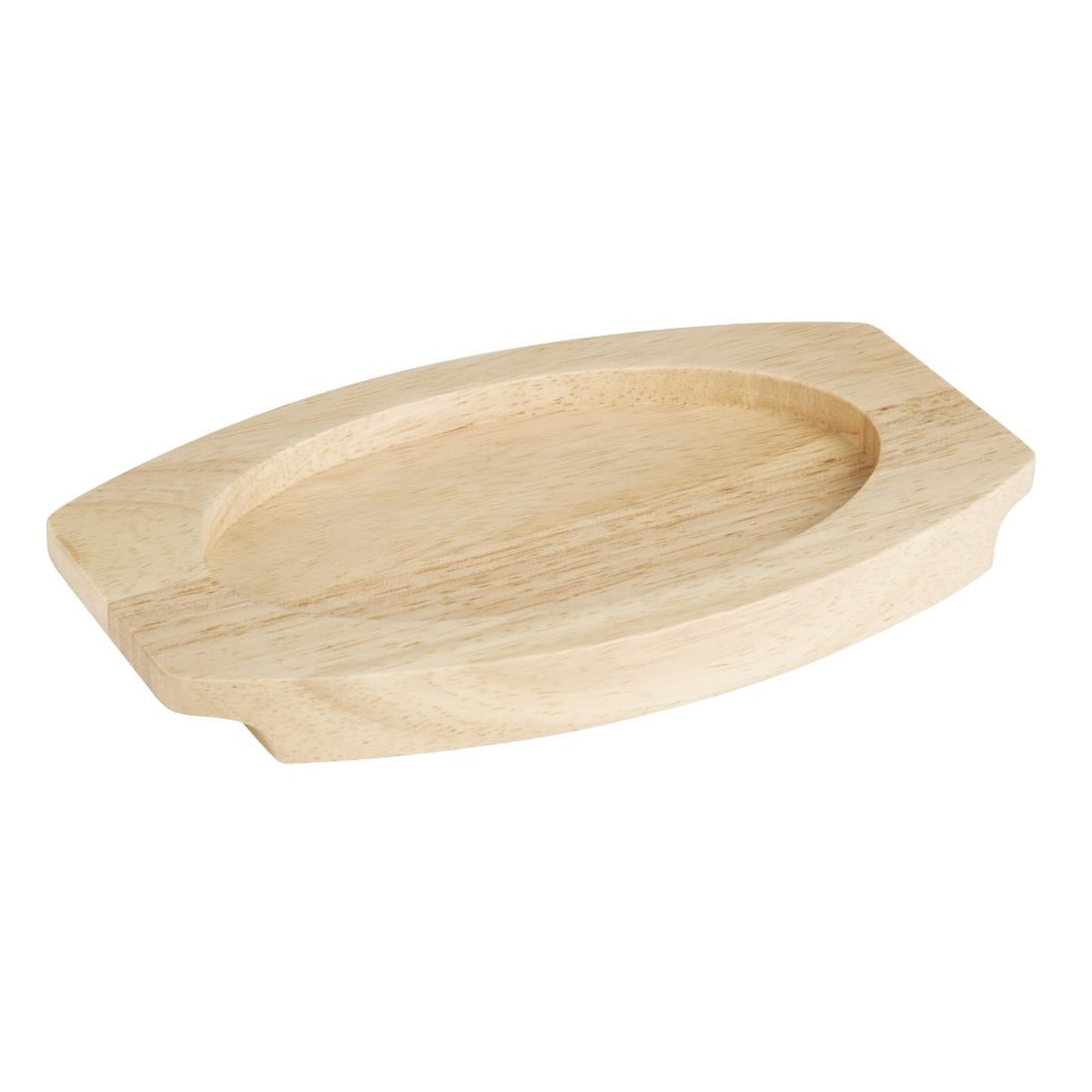 Olympia Hevea Board for Cast Iron Oval Eared Dish 210x120mm for FW819 - FU295 Olympia