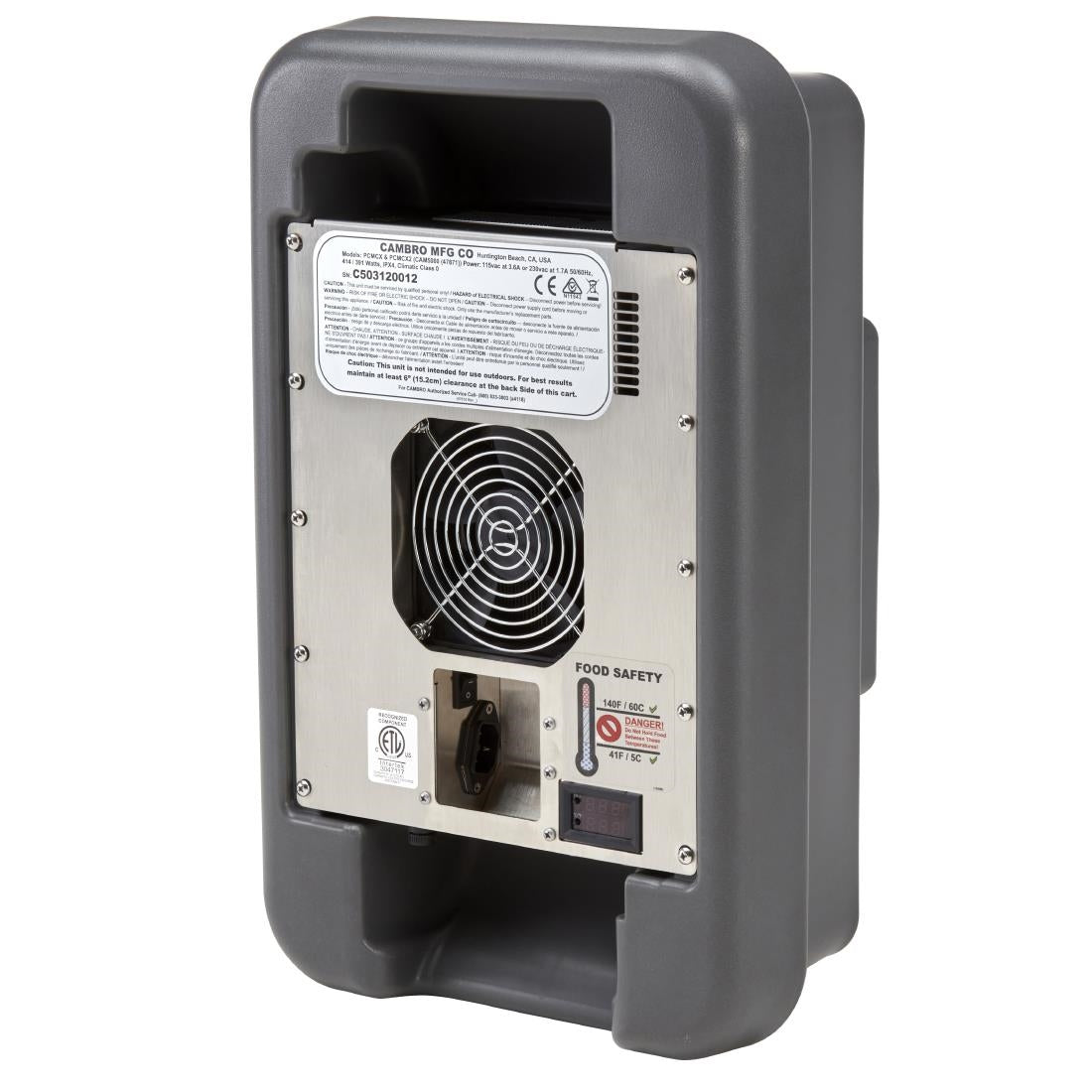 Cambro Ultra Pro Cart Cooling Module Charcoal Grey - FU694 Cambro