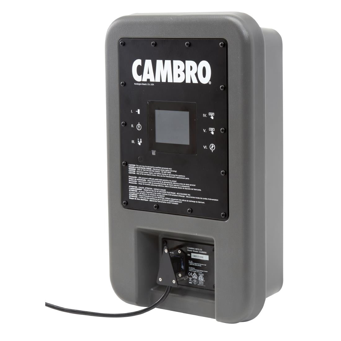 Cambro Ultra Pro Cart Heating Module Charcoal Grey - FU695 Cambro