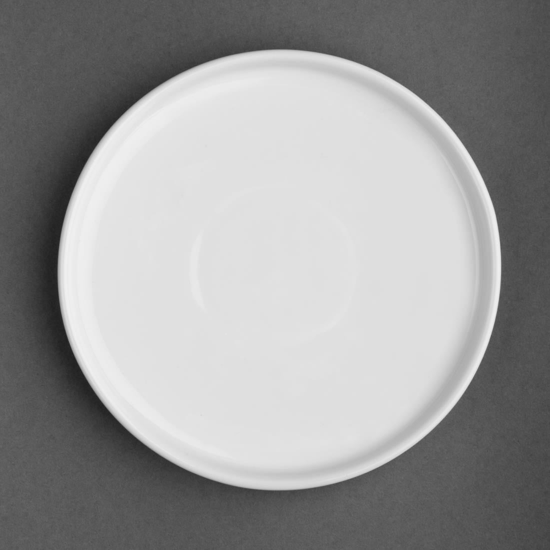 Olympia Whiteware Flat Round Plates 150mm (Pack of 6) - FW812 Olympia