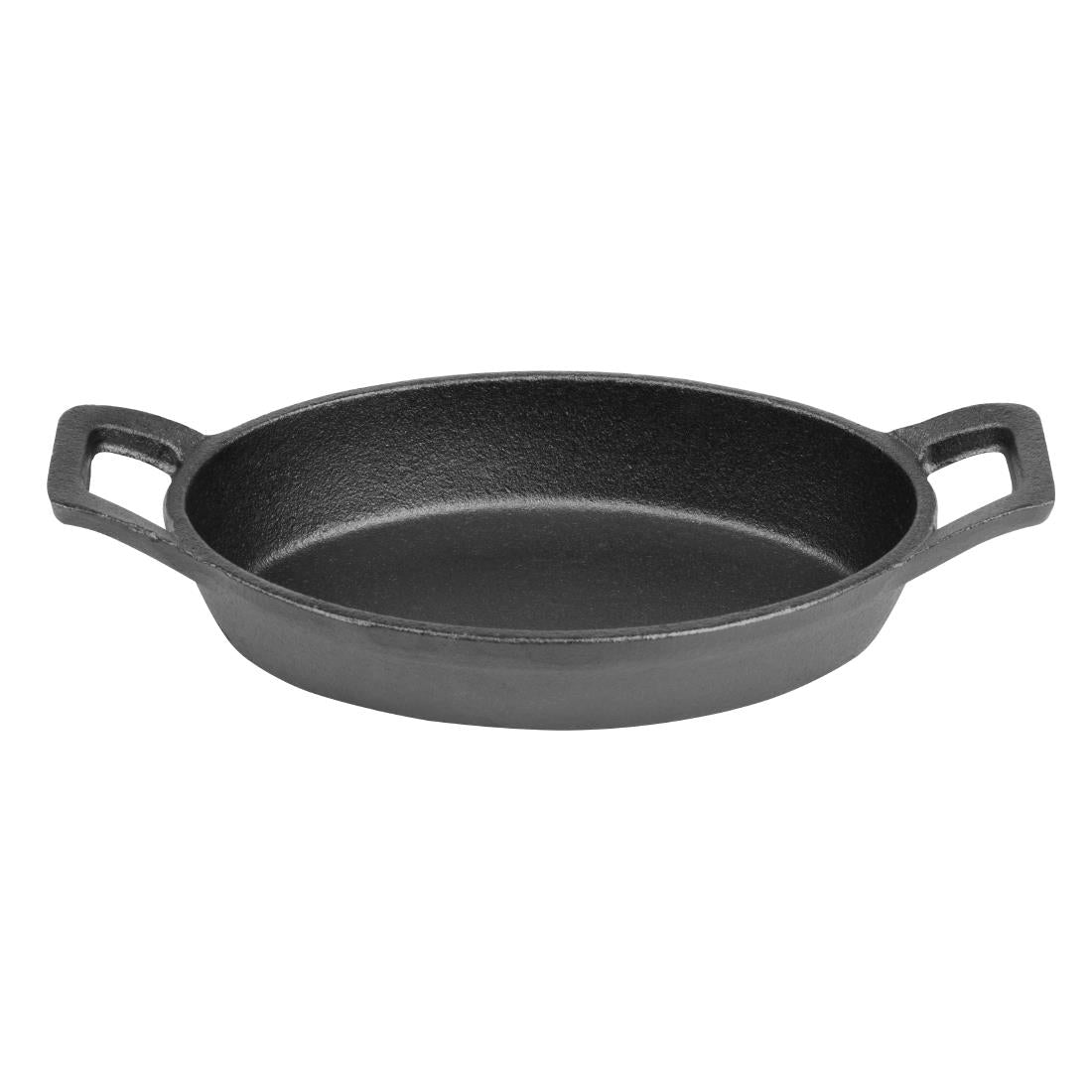 Olympia Cast Iron Oval Eared Dish 150x100mm - FW819 Olympia