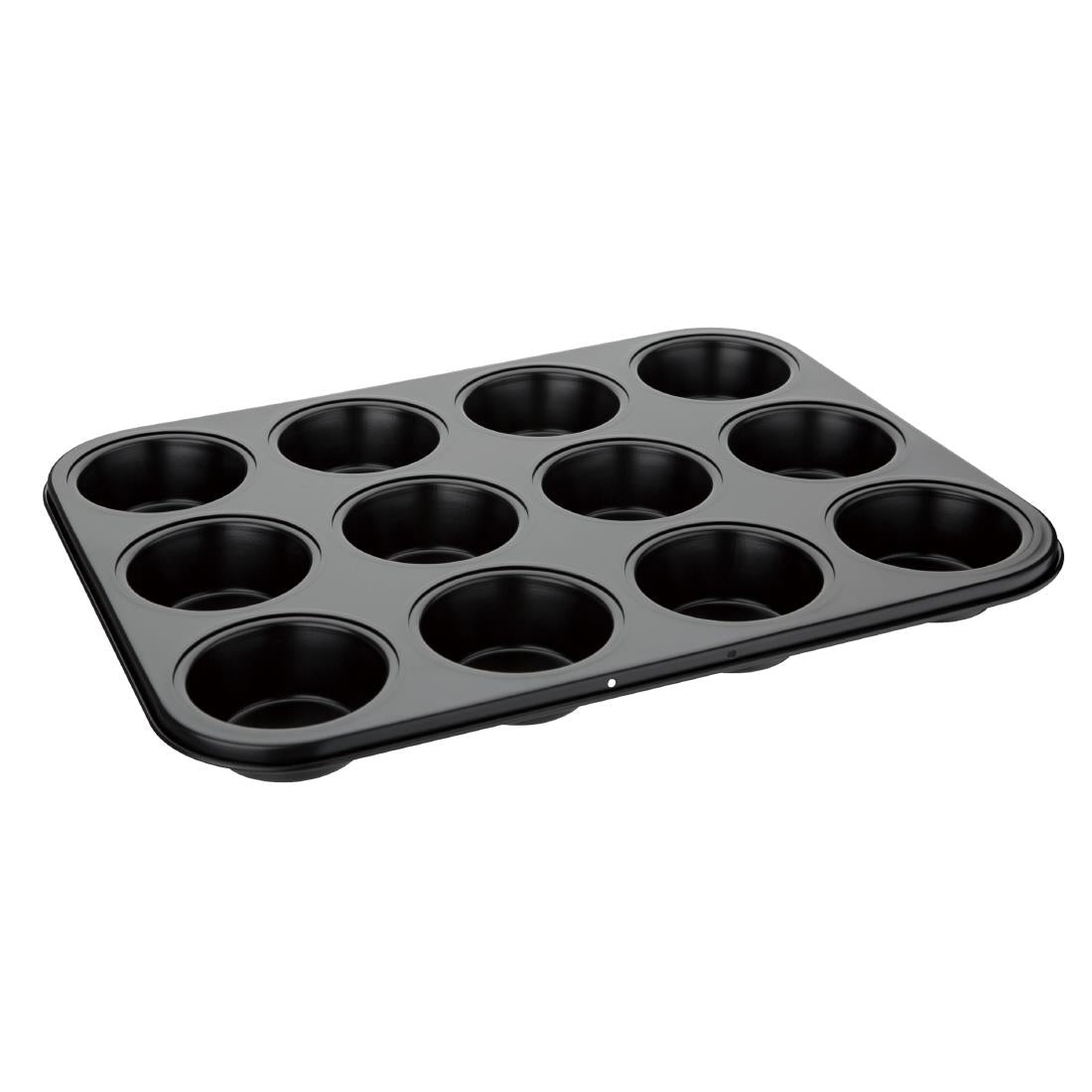 Vogue Carbon Steel Non-Stick Muffin Tray 12 Cup - GD011 Vogue