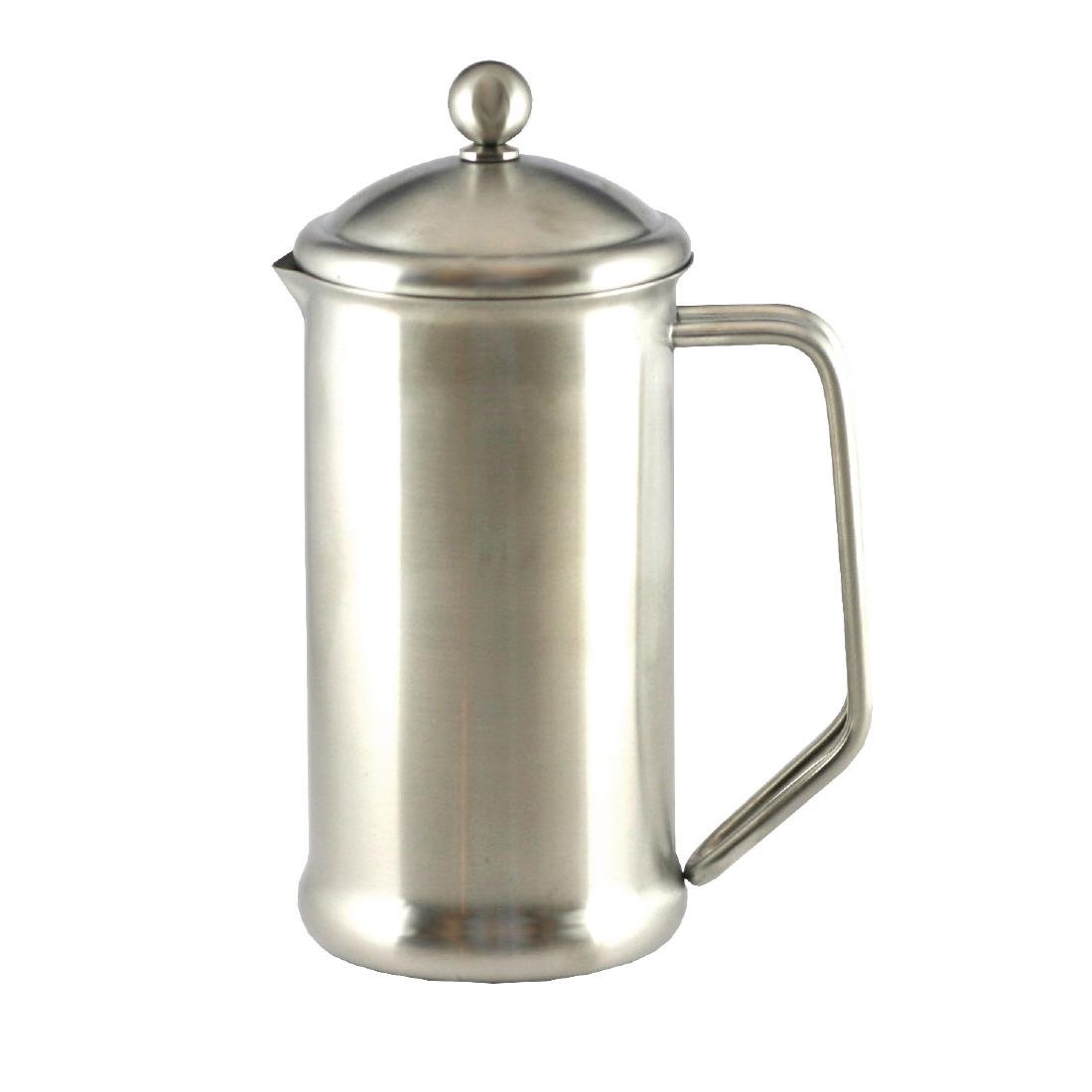 Olympia Satin Finish Stainless Steel Cafetiere 6 Cup - GD168 EGL