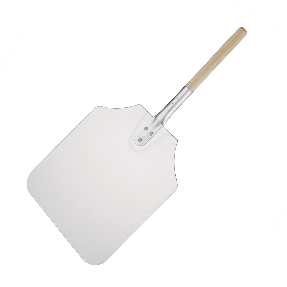 Vogue Wood Handle Aluminium Pizza Peel 31x36cm - GE208 Vogue