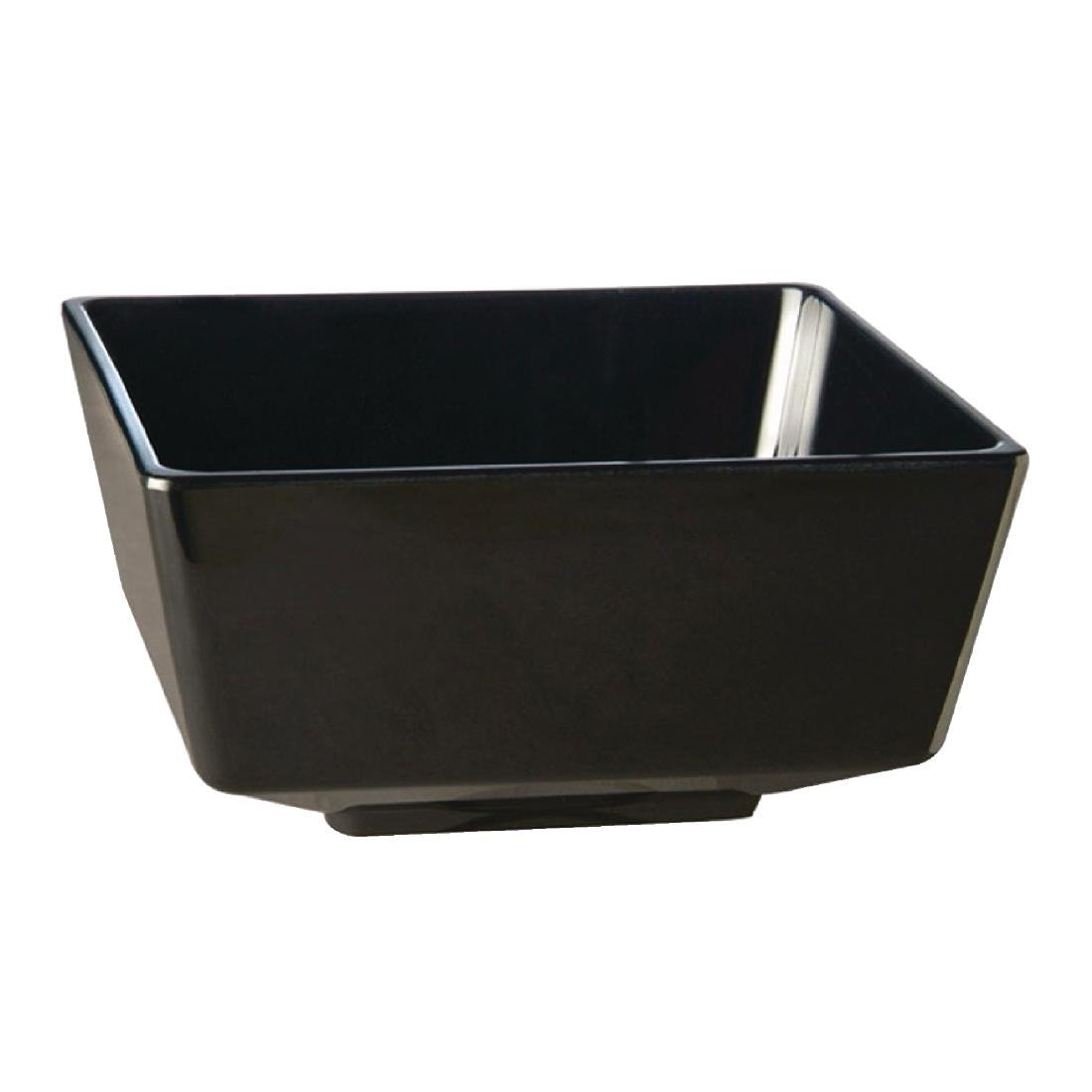 APS Float Black Square Bowl 7in - GF097 APS