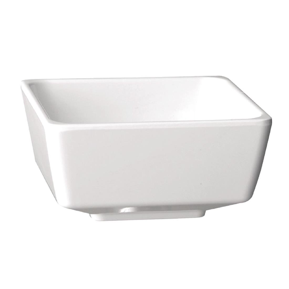 APS Float White Square Bowl 10in - GF098 APS