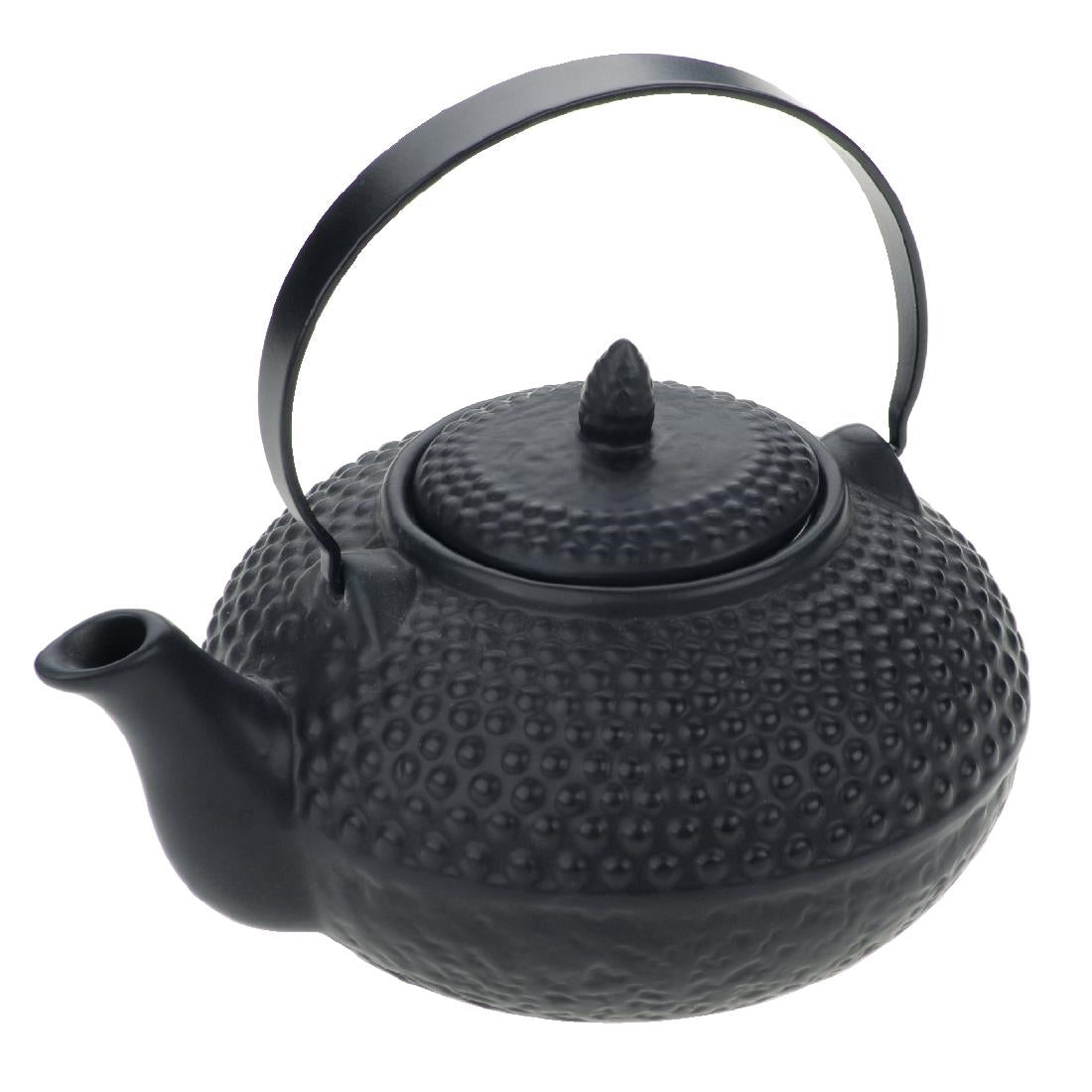 Oriental Hobnail Teapot Black 850ml - GF189 Bia