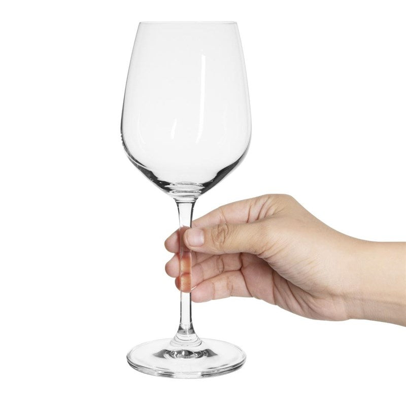 Olympia Chime Crystal Wine Glasses 365ml (Pack of 6) - GF733